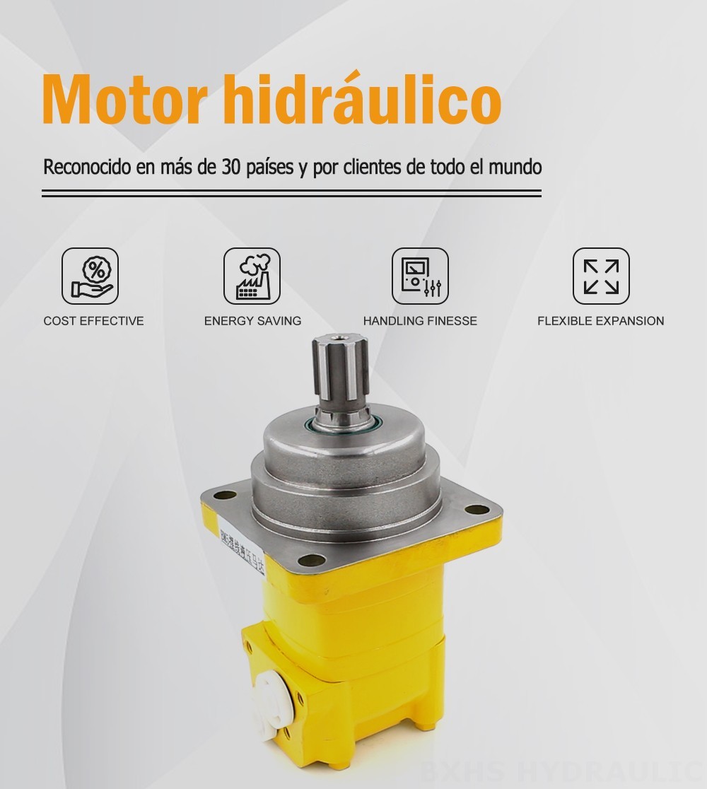 Motor Hidráulico Cicloidal BM5W 195 cc/r 75 Lpm Motor hidráulico